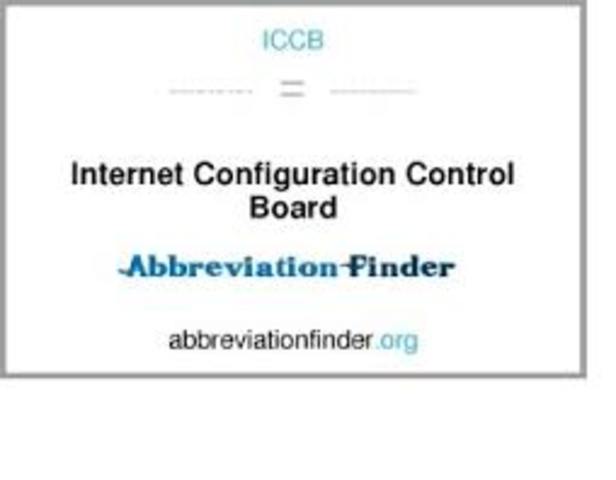 Internet Configuration Control Board