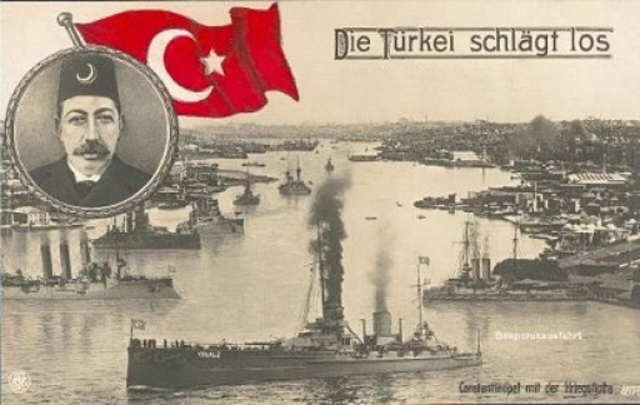 Turkey entered the war on Germany’s side. Trench warfare started to dominate the Western Front.