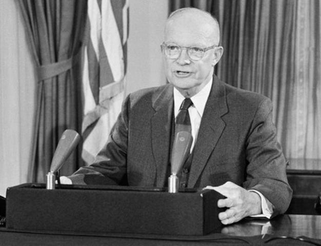 Eisenhower adds to the Pledge of Allegiance