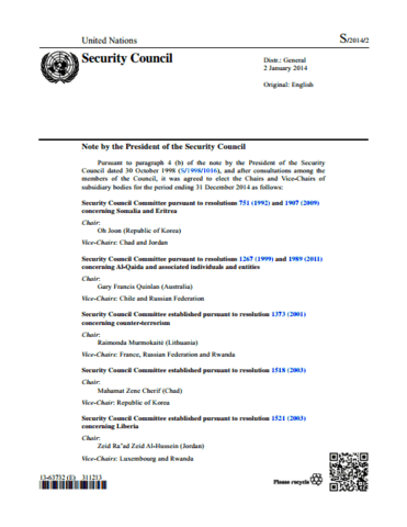 Somalia- UN Resolution 751