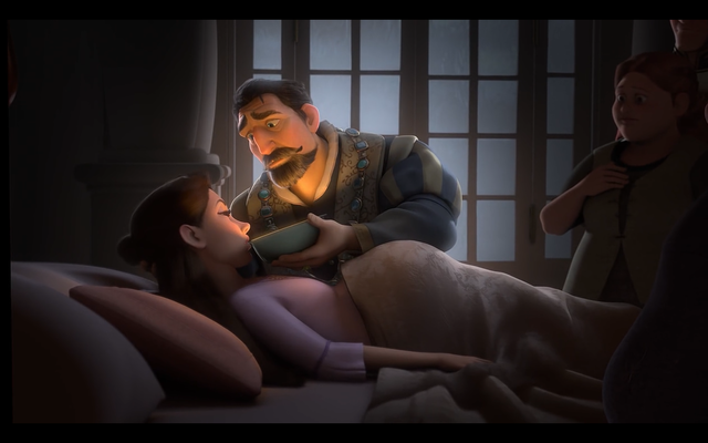 The queen gives birth