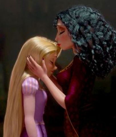 Mother gothel raised Rapunzel as her own