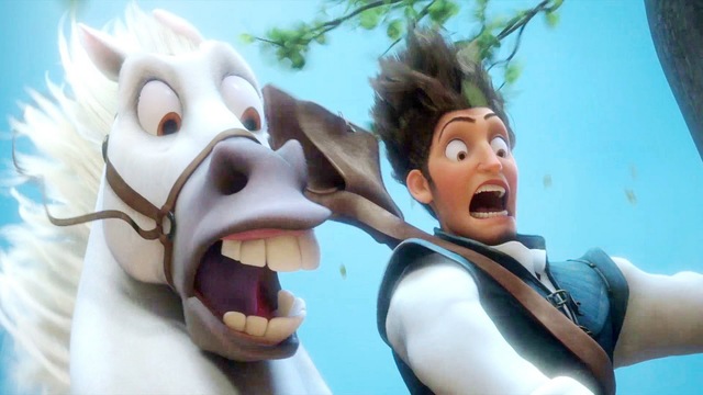 One day mother Gothel goes away to go get food for the two