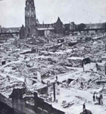 Holland surrenders to germany