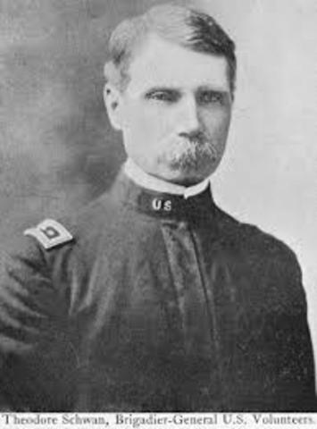 El general Schwan derrota las defensas españolas en Hormigueros.