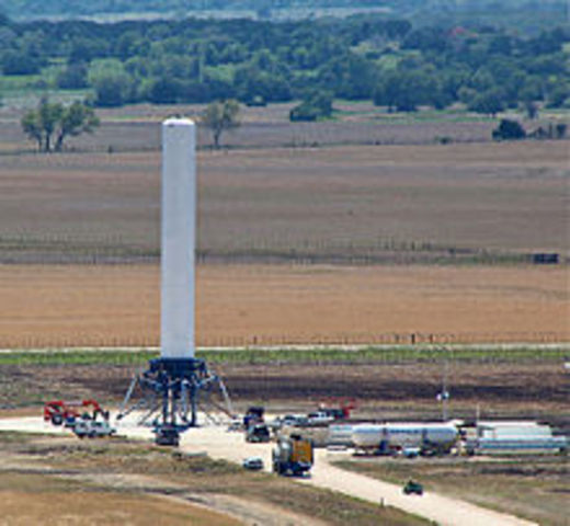 Grasshopper rockets’ landing system