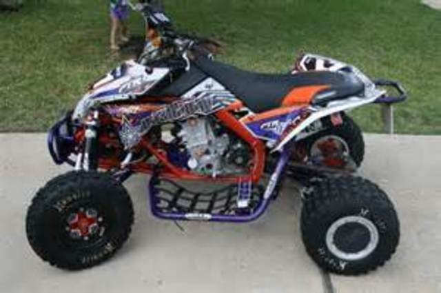 My first fourwheeler