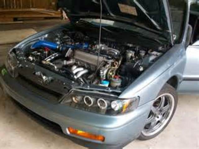 I helped my ungle bulid his car