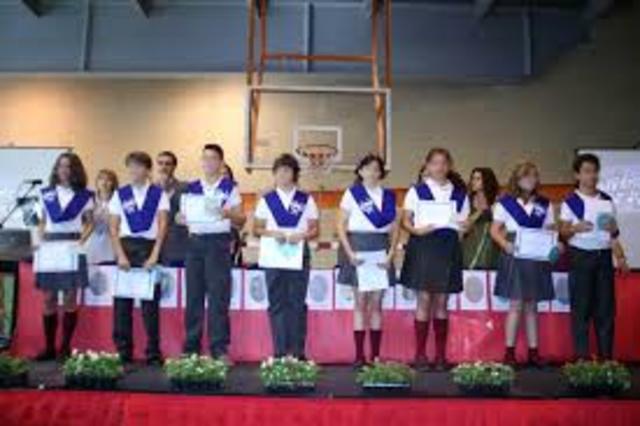 Mi graduacion de la primaria