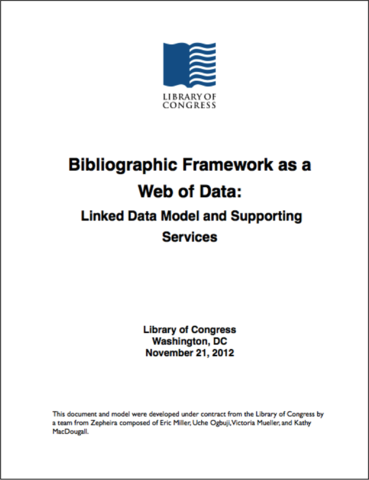 BIBFRAME Primer published