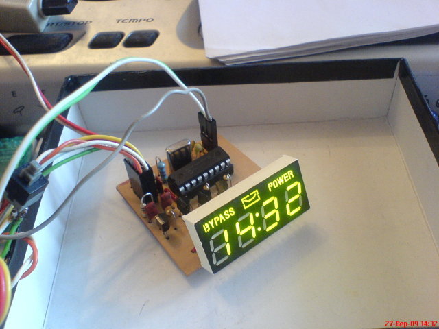 First digital clock