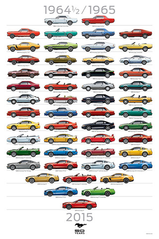 50th year mustang
