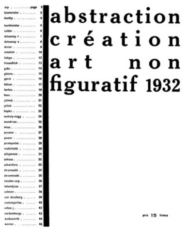 Abstraction Creation group arises in Paris