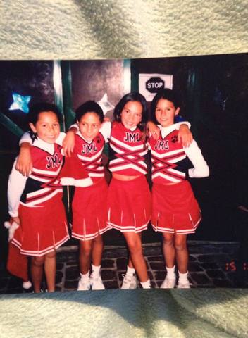 I started practice Cheerleading