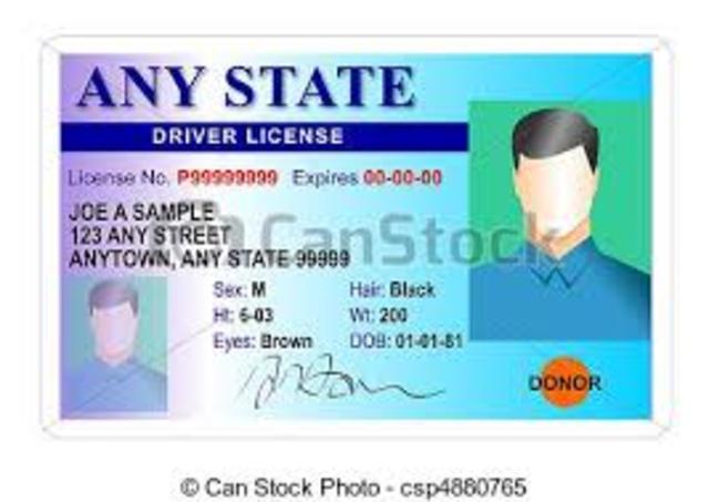 Receive Driver's License