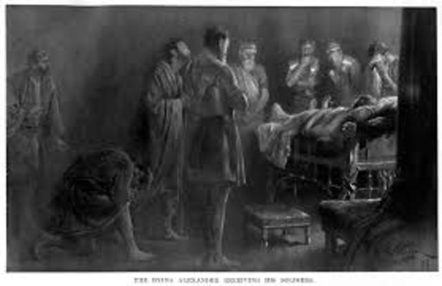Death of alexander