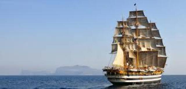 Esplorazione delle coste dell'America del sud