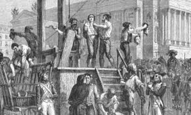 The Reign of Terror - Sept 1793-July 1794