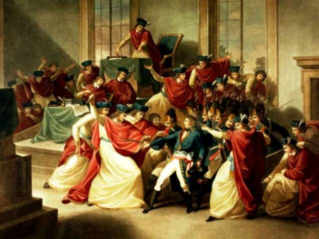 Napoleon Takes over in a Coup D'Etat - Nov 1799