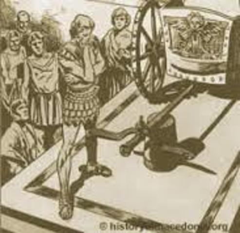 Alexander spends the winter at Gordium, in present day Turkey.