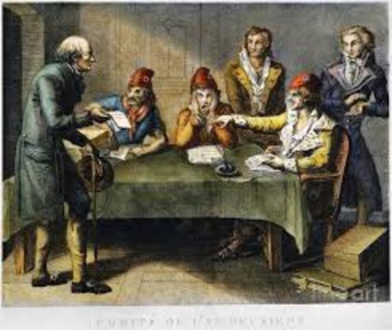 Committee of Public Safety governs France