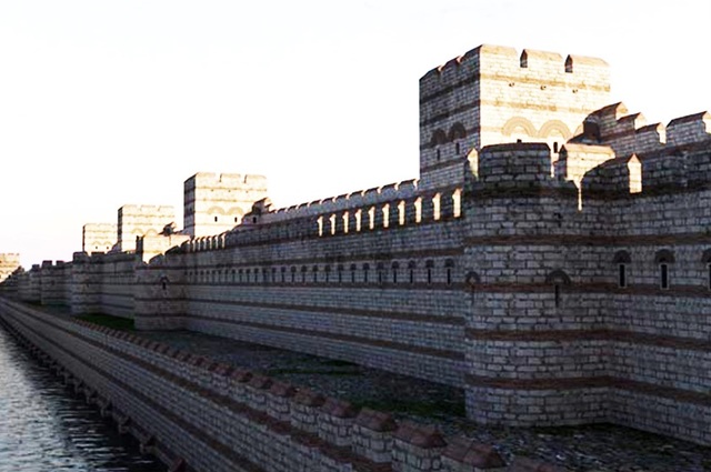 Refuerzo de murallas de Constantinopla