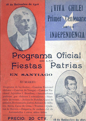 Celebración del Centenario de Independencia