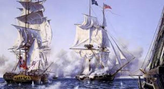 Commander Oliver Hazard Perry captured a British fleet