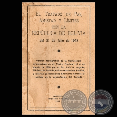 Tratado de Paz y Límites con Bolivia