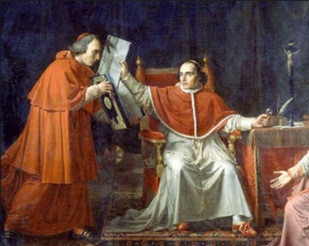 Napoleon signs Concordat with the Catholic Church