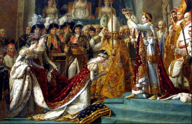 Napoleon crowns himself emperor of France