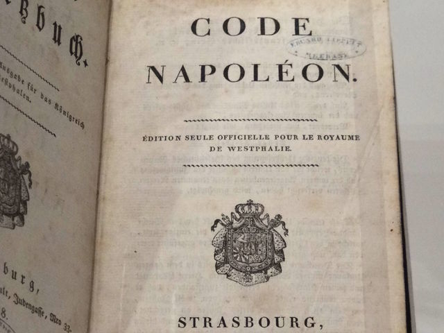 Napoleon creates the Napoleonic Code