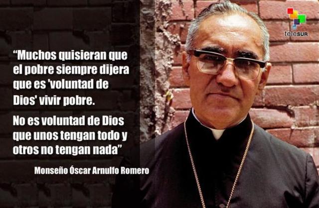asesinato Oscar Arnulfo Romero. 24 Mar 1980