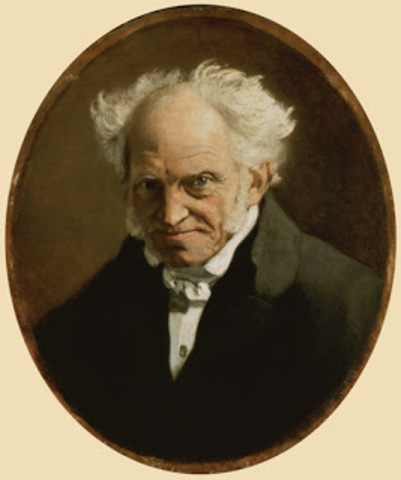 Arturo Schopenhauer filósofo alemán nacido en Danzig en 1788 y muerto en 1860.