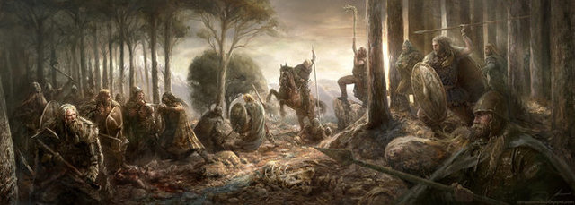 Invasions dels anglosaxones i els juts contra Inglaterra.