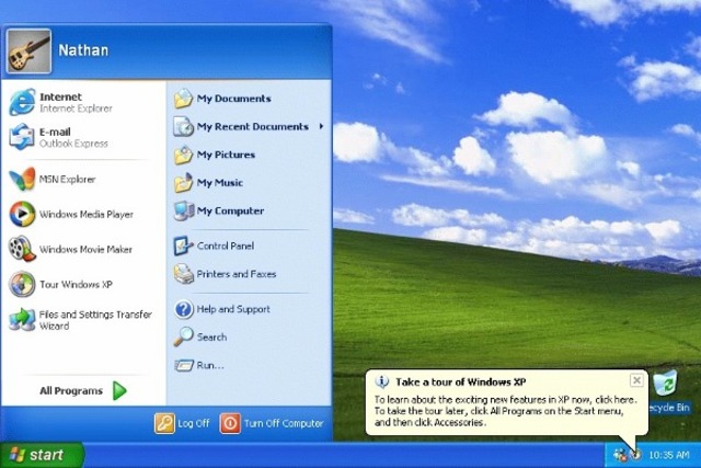 Sistema operativo Windows XP