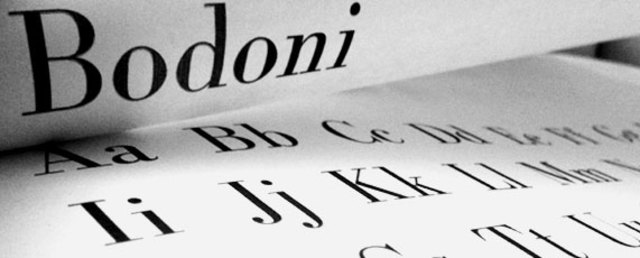 Carattere Bodoni