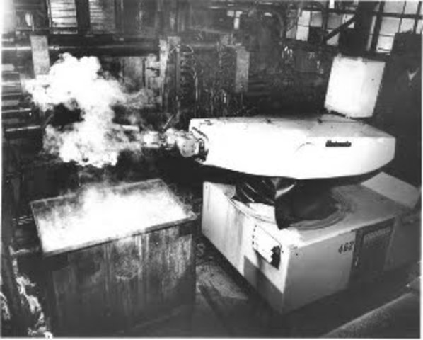 Premier robot industriel aux Etats-Unis