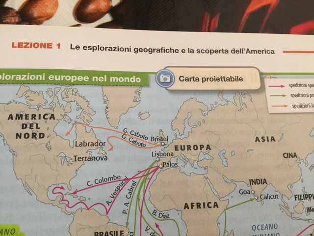 Cristoforo Colombo parte per la sua impresa