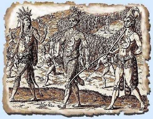 Trade Network in 1500 with Natives