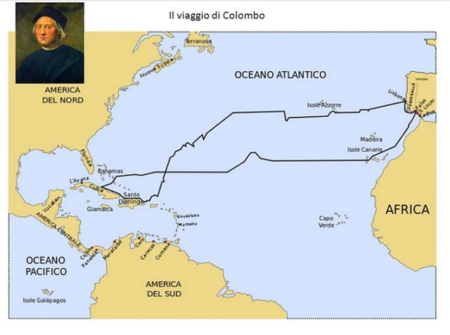 COLOMBO PARTI' DA PALOS