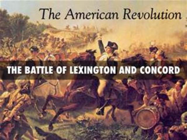 The Battle of Lexington and Concord