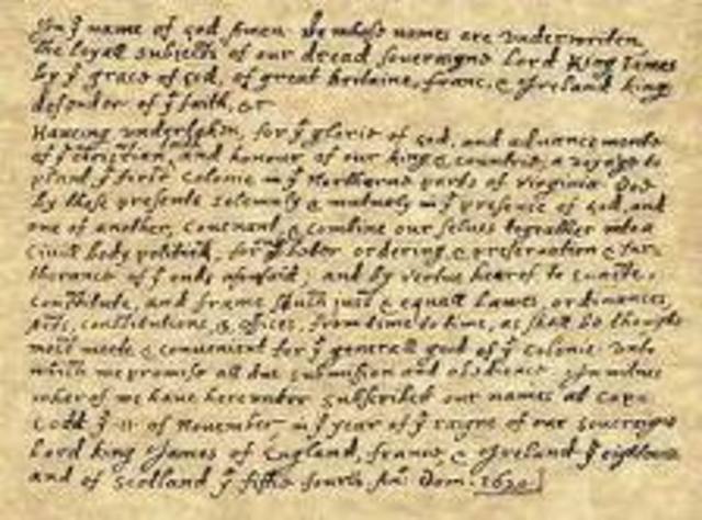 Mayflower Compact written