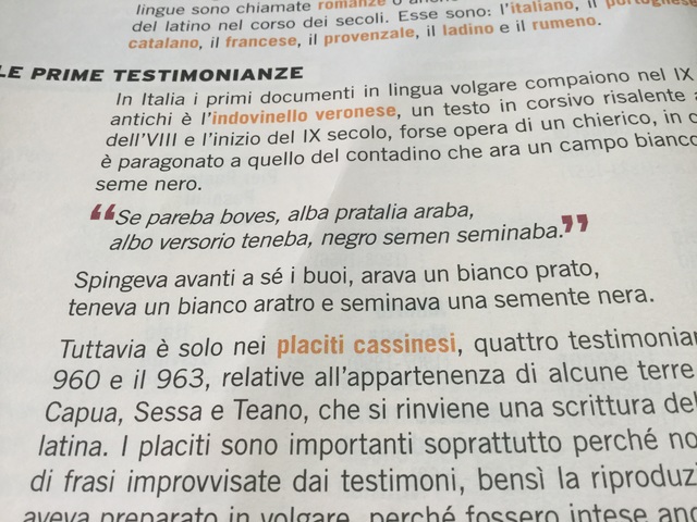 Le prime testimonianze