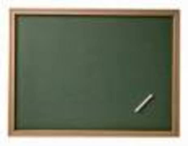 tablero de tiza