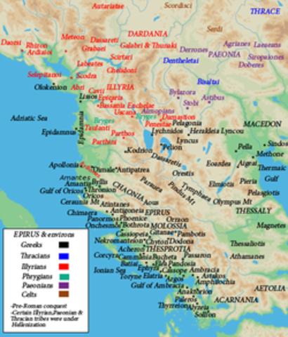 The Thracians and Illyrians rise up in rebellion