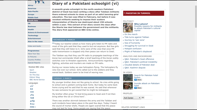 Malala Yousafzai Starts Using Her Voice