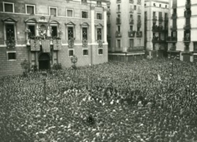 Proclamación de la segunda república española: