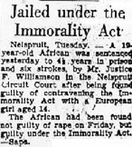 Immorality Act No. 5