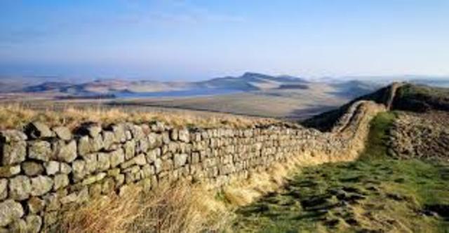 Hadrian Wall is Built